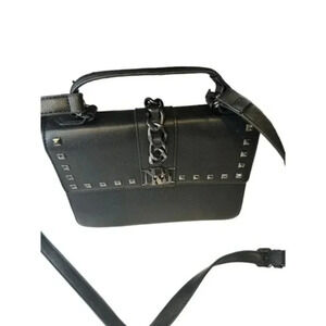 Badgley Mischka Women's Black‎ Kelly Big Chain Crossbody Bag